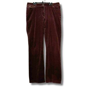 Vintage Y2K Crazy Horse Corduroy Pants - Chocolate Brown - Size 8 - Bootcut